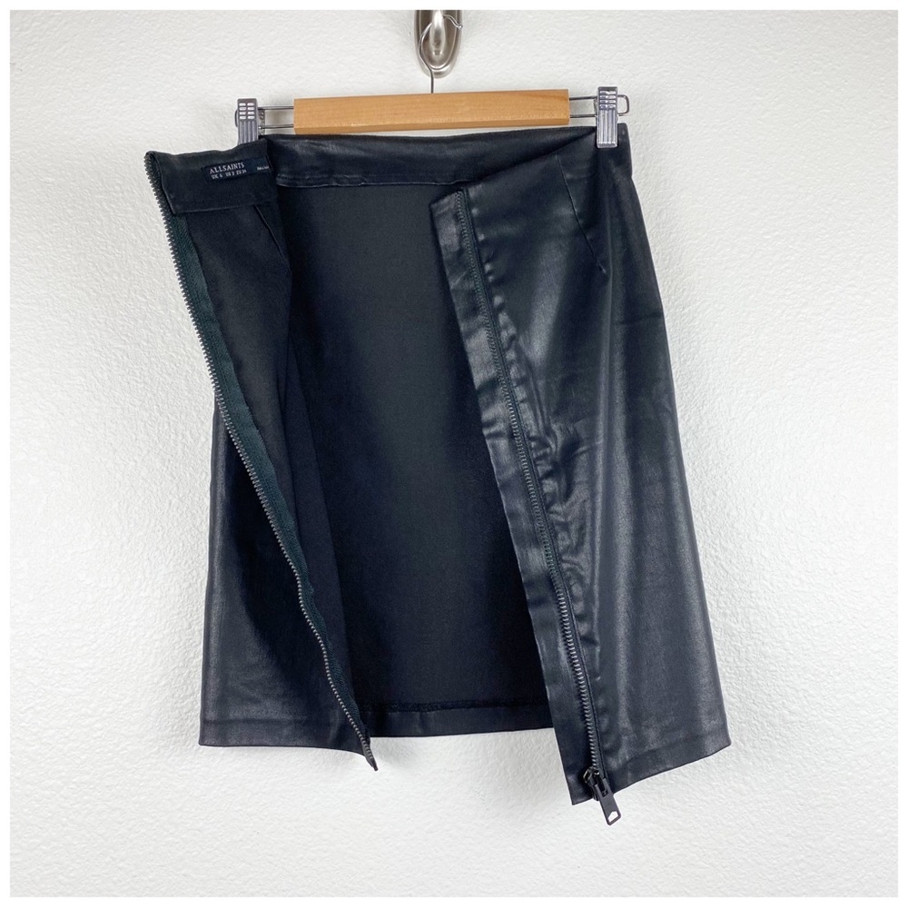 All Saints Metal Pencil Skirt‎ Size 2 - Picture 10 of 10